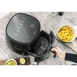 Friteuse sans huile à air chaud 4 l, Noir mat