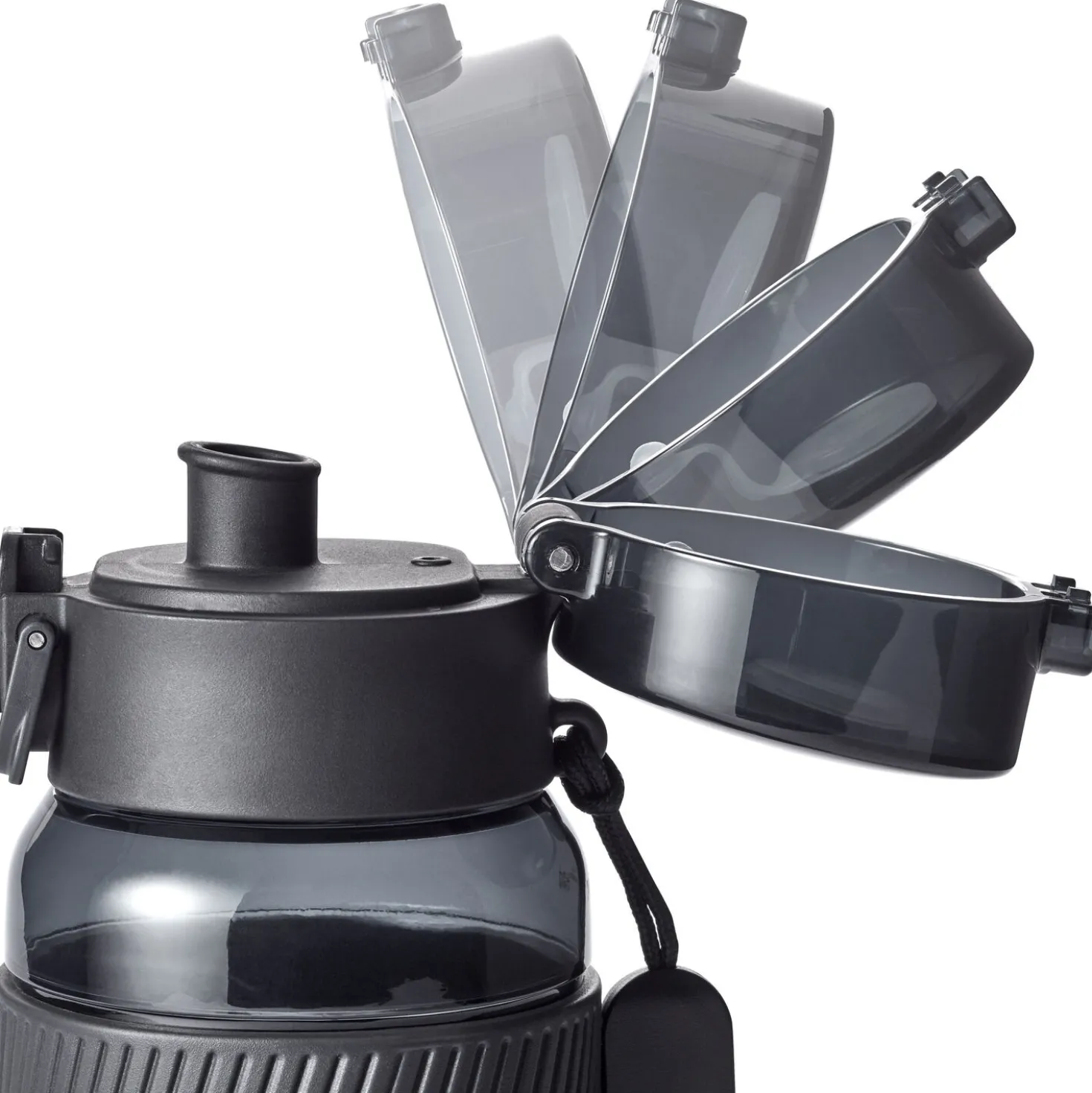 gourde, 680 ml, Tritan, Noir mat