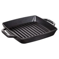 Gril 23 cm, Fonte, Noir mat