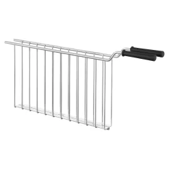 Grille pour sandwichs, 2 fentes tranches longues, Noir mat