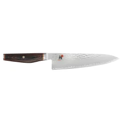 Gyutoh 20 cm, Brun, Bois de pakka