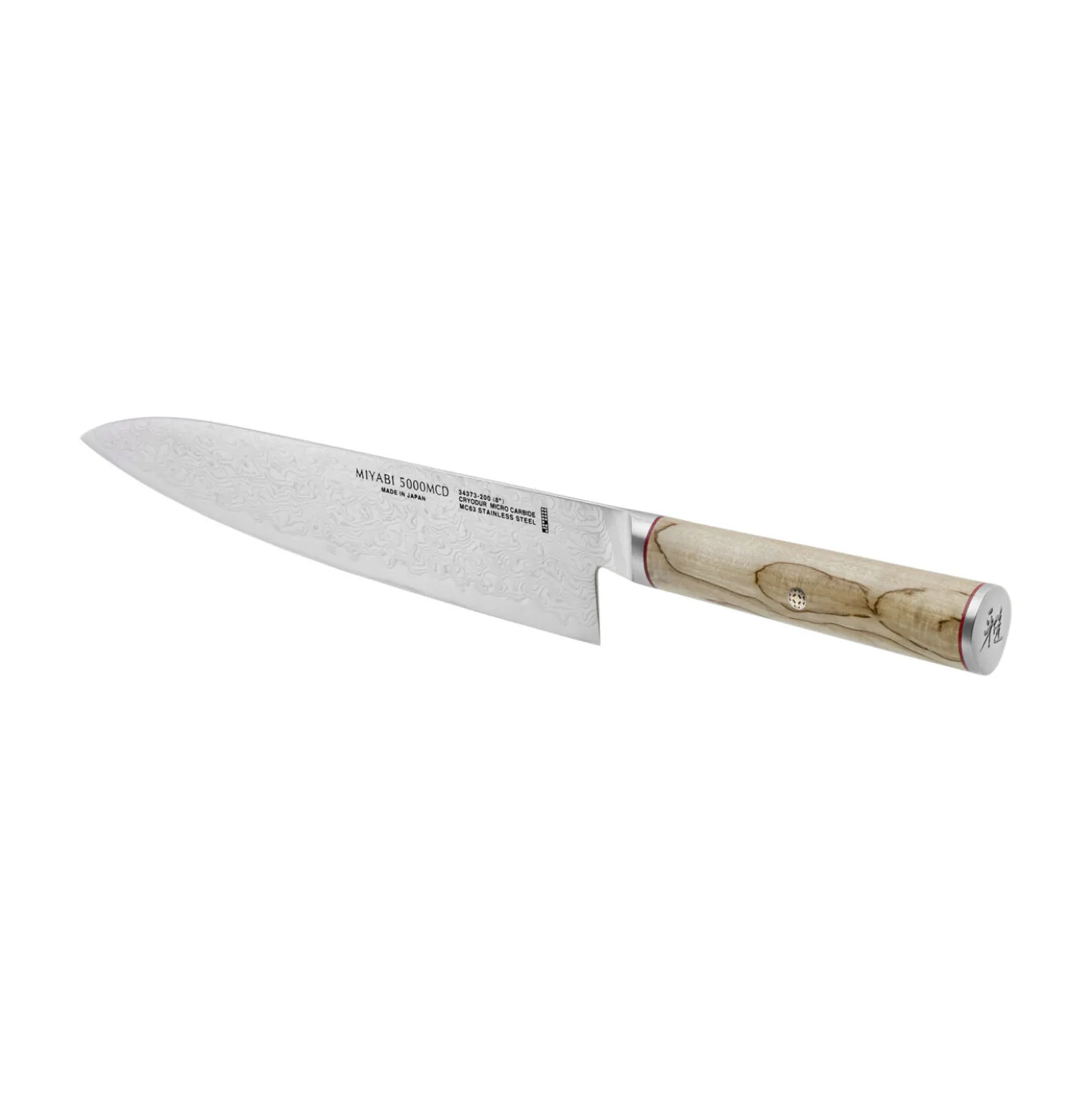 Gyutoh 20 cm, Brun, Bouleau