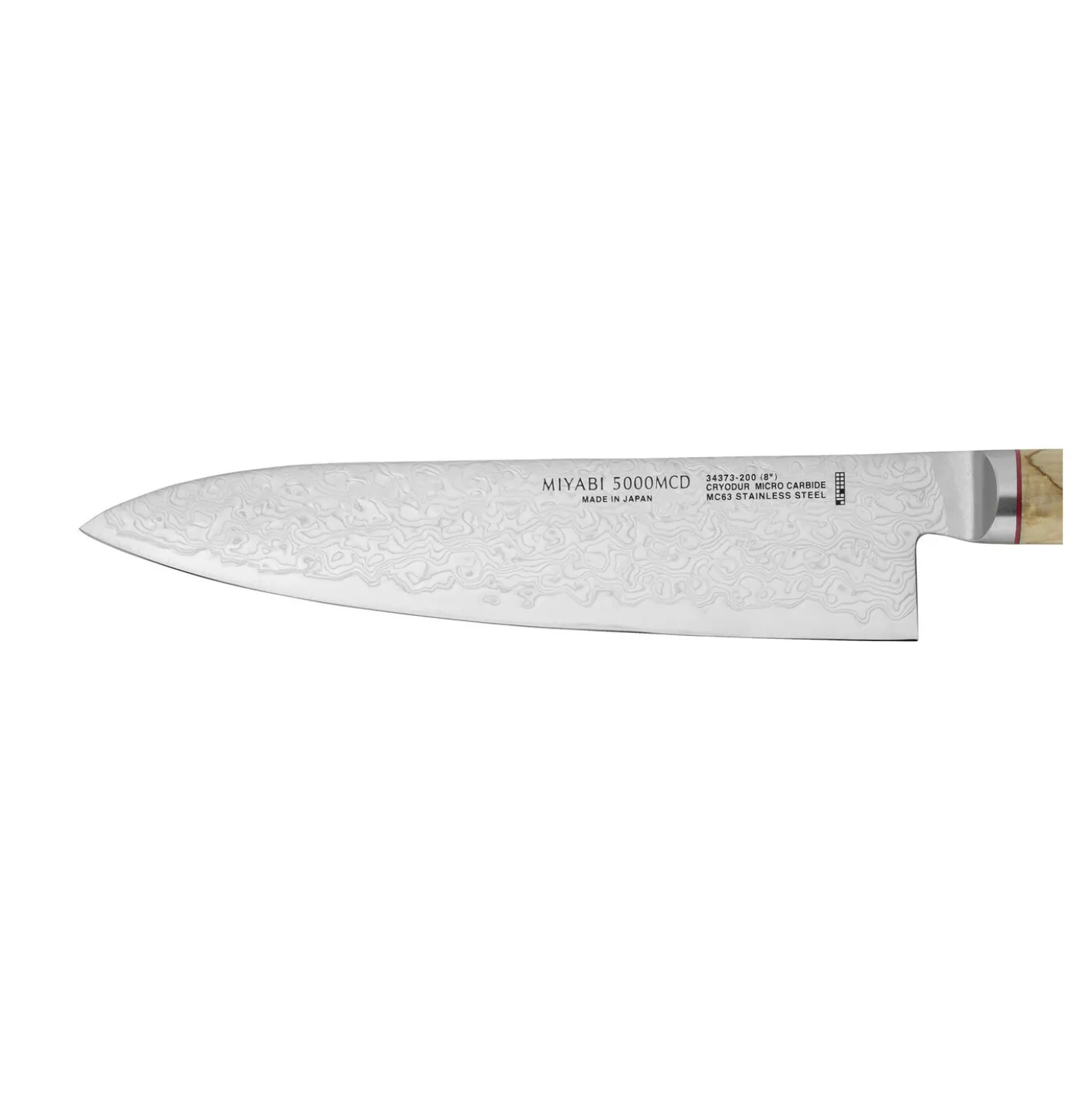 Gyutoh 24 cm, Brun, Bouleau