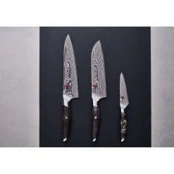 Gyutoh 20 cm, Noir brun