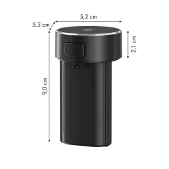 Kit de démarrage pour batteur électrique sans fil avec batterie et set de bols, 7-pcs, noir