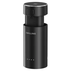 Kit de démarrage pour mixeur plongeant sans fil avec batterie et hachoir, 5-pcs, noir