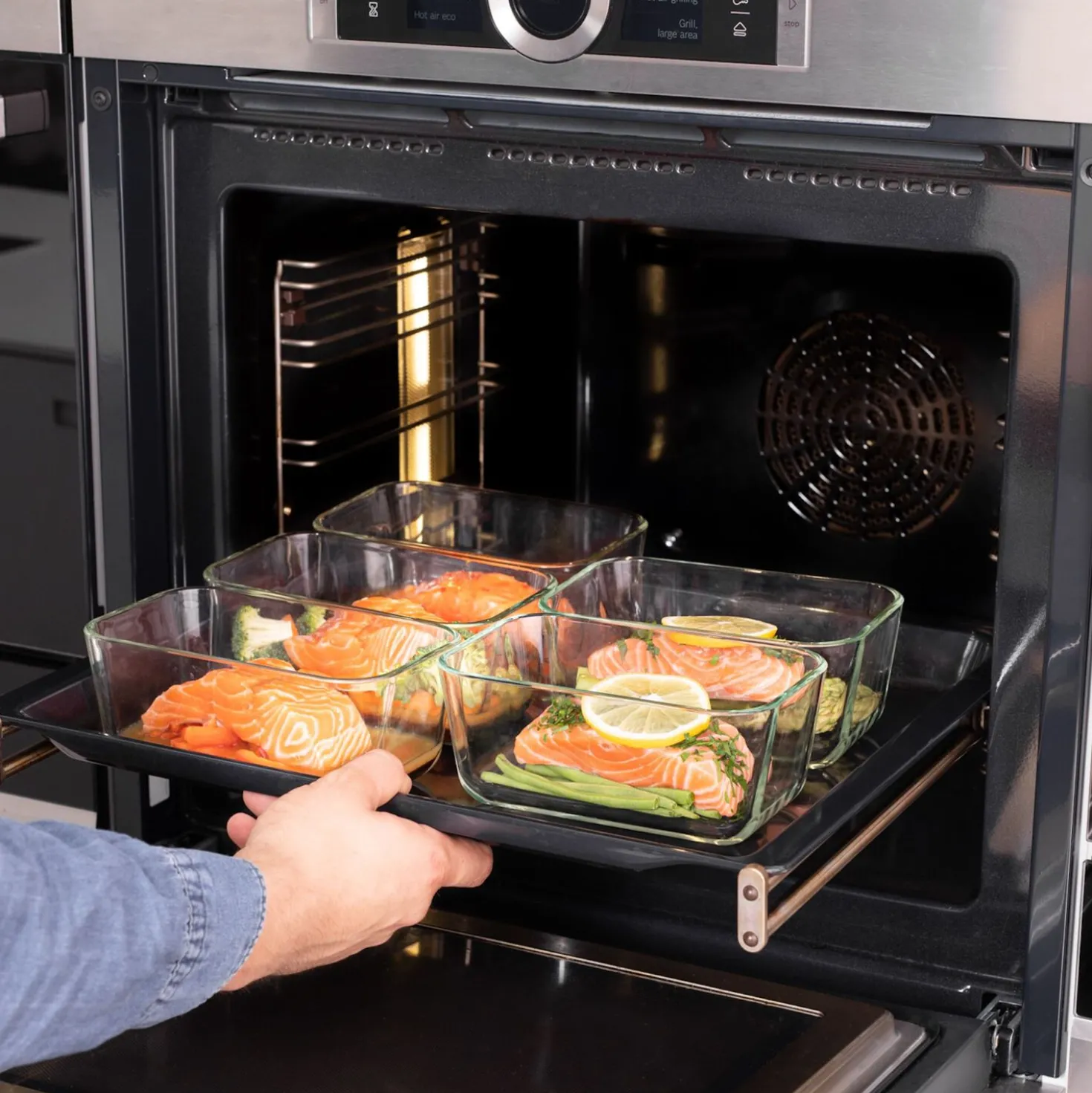 Kit de démarrage sous vide, Verre / M/L, 7-pcs, Blanc