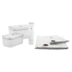 Kit de démarrage sous vide, Plastique / M/L, 7-pcs, Blanc
