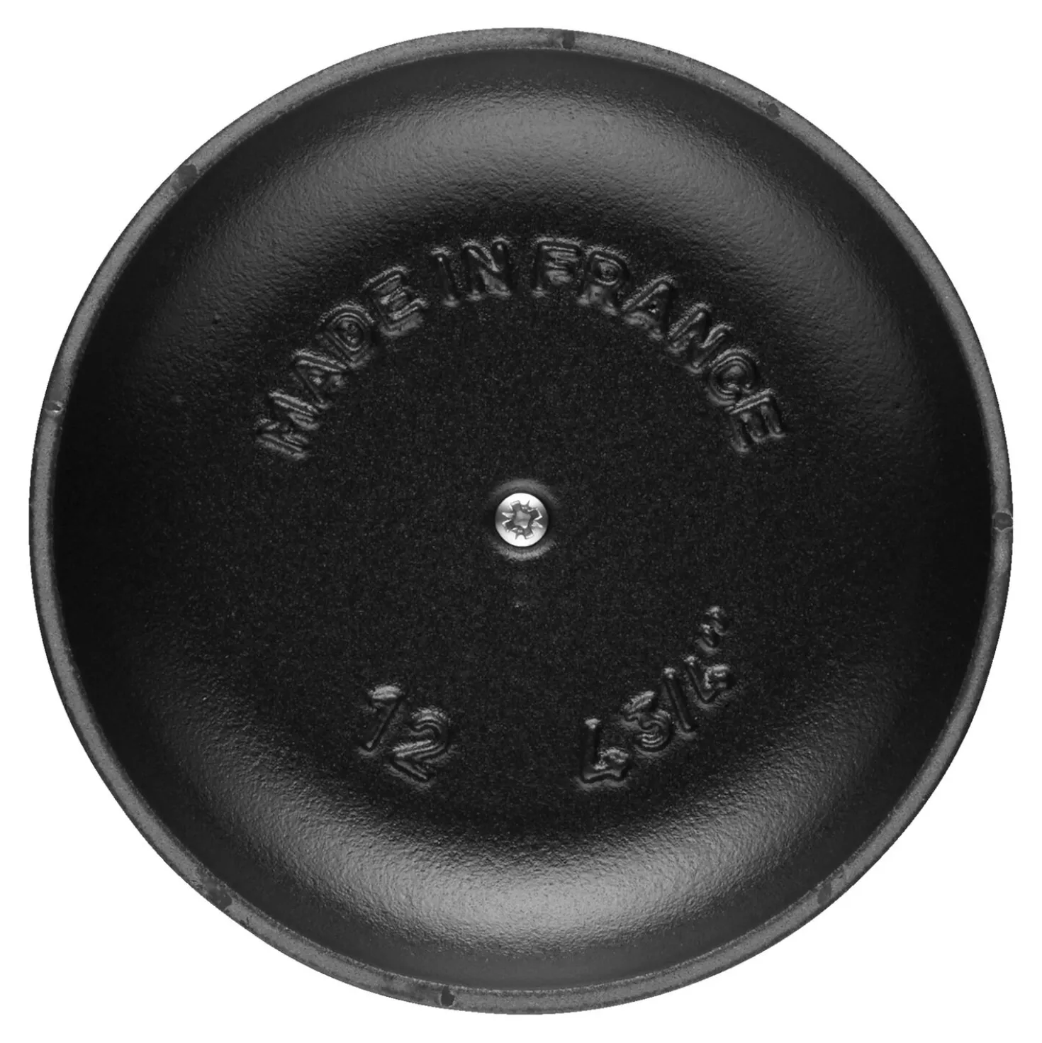 La Coquette 12 cm, Rond(e), Noir mat