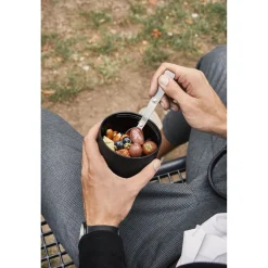 Lunch box isotherme, 700 ml, Acier inoxydable, Noir mat