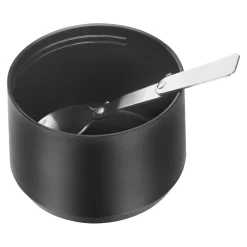 Lunch box isotherme, 700 ml, Acier inoxydable, Noir mat