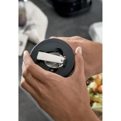 Lunch box isotherme, 700 ml, Acier inoxydable, Noir mat