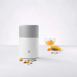 Lunch box isotherme, 700 ml, Acier inoxydable, Blanc-Gris