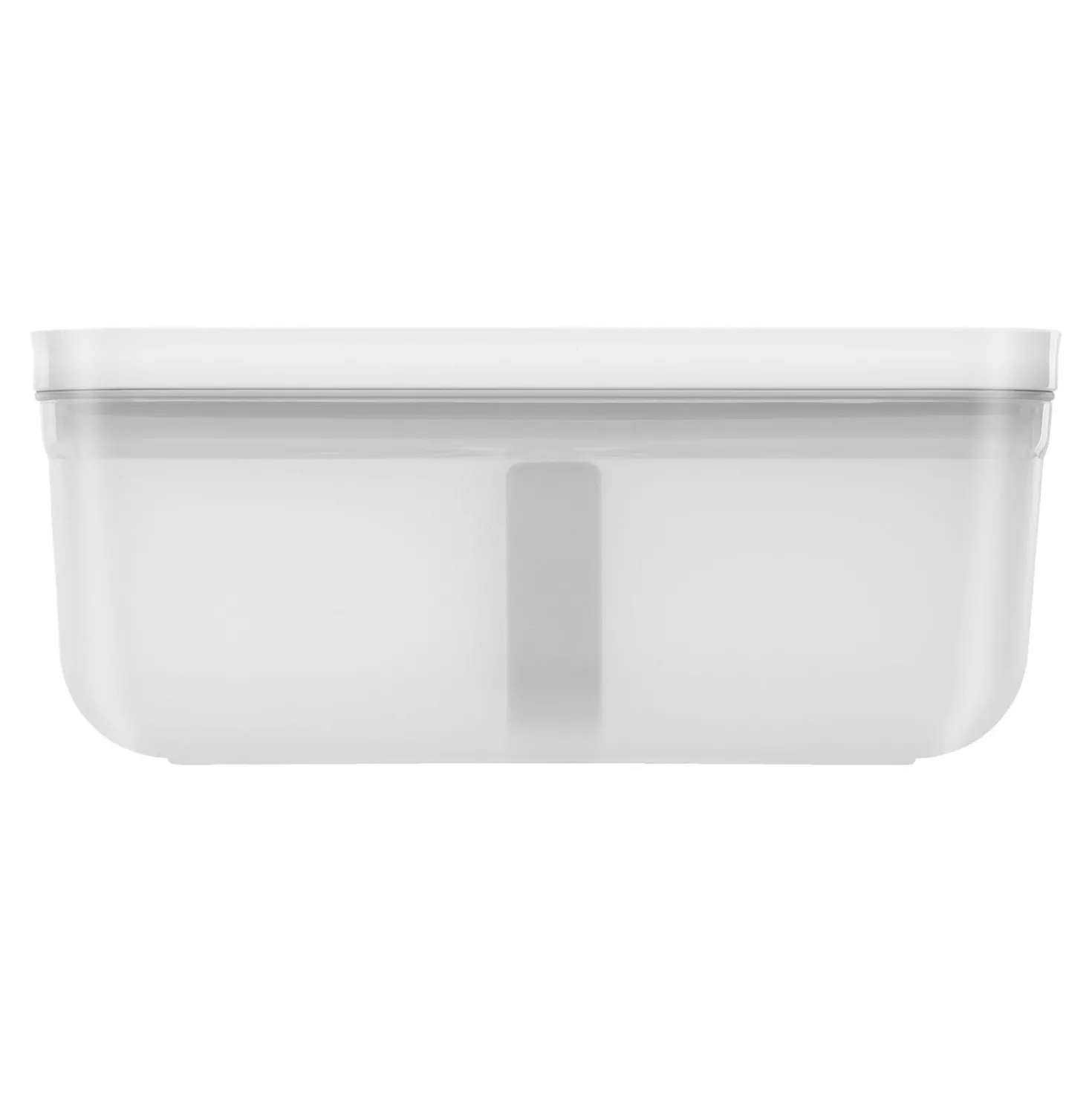 Lunch box L, Plastique, semi transparent-Gris