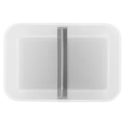 Lunch box L, Plastique, semi transparent-Gris