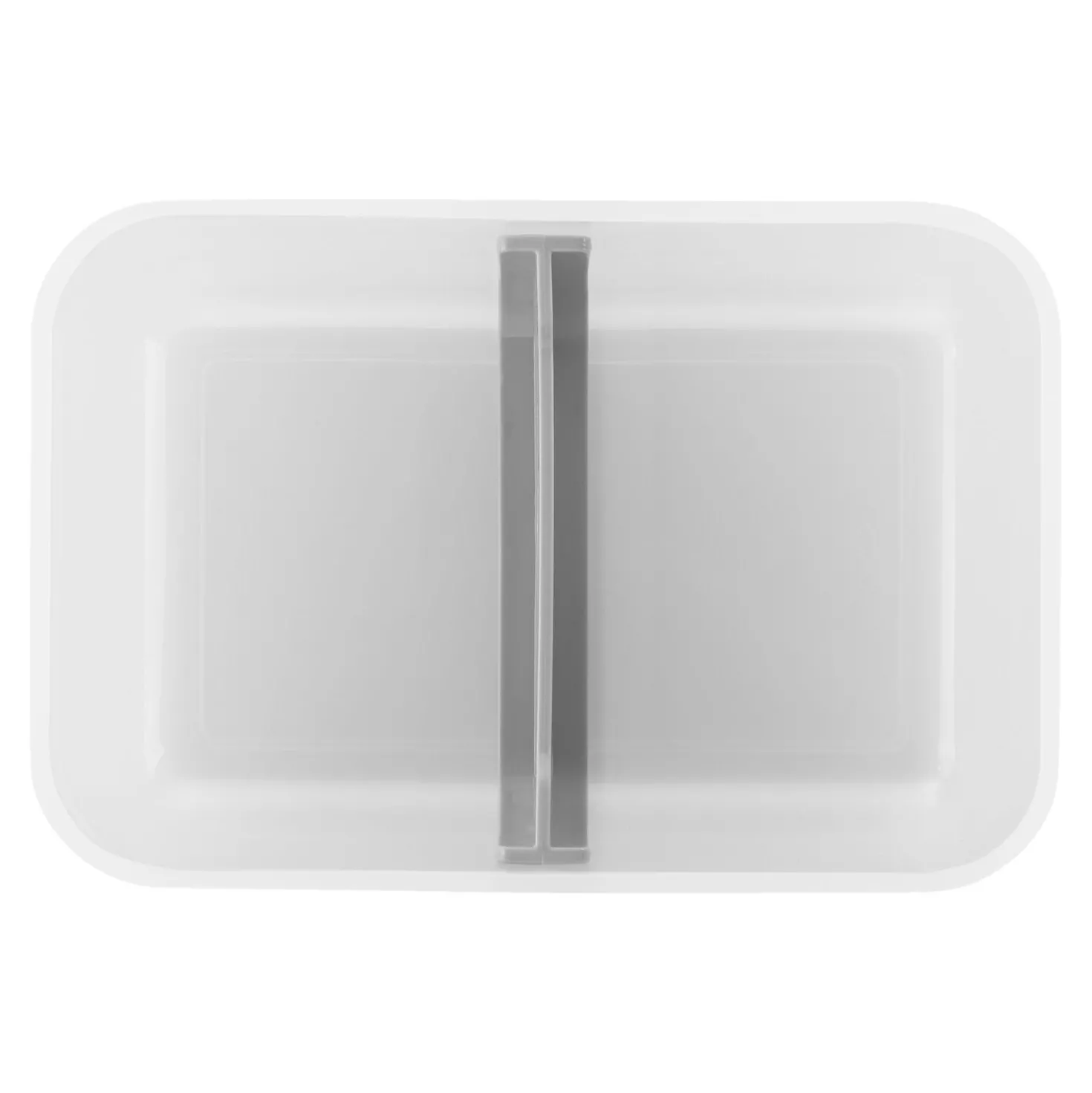 Lunch box L, Plastique, semi transparent-Gris