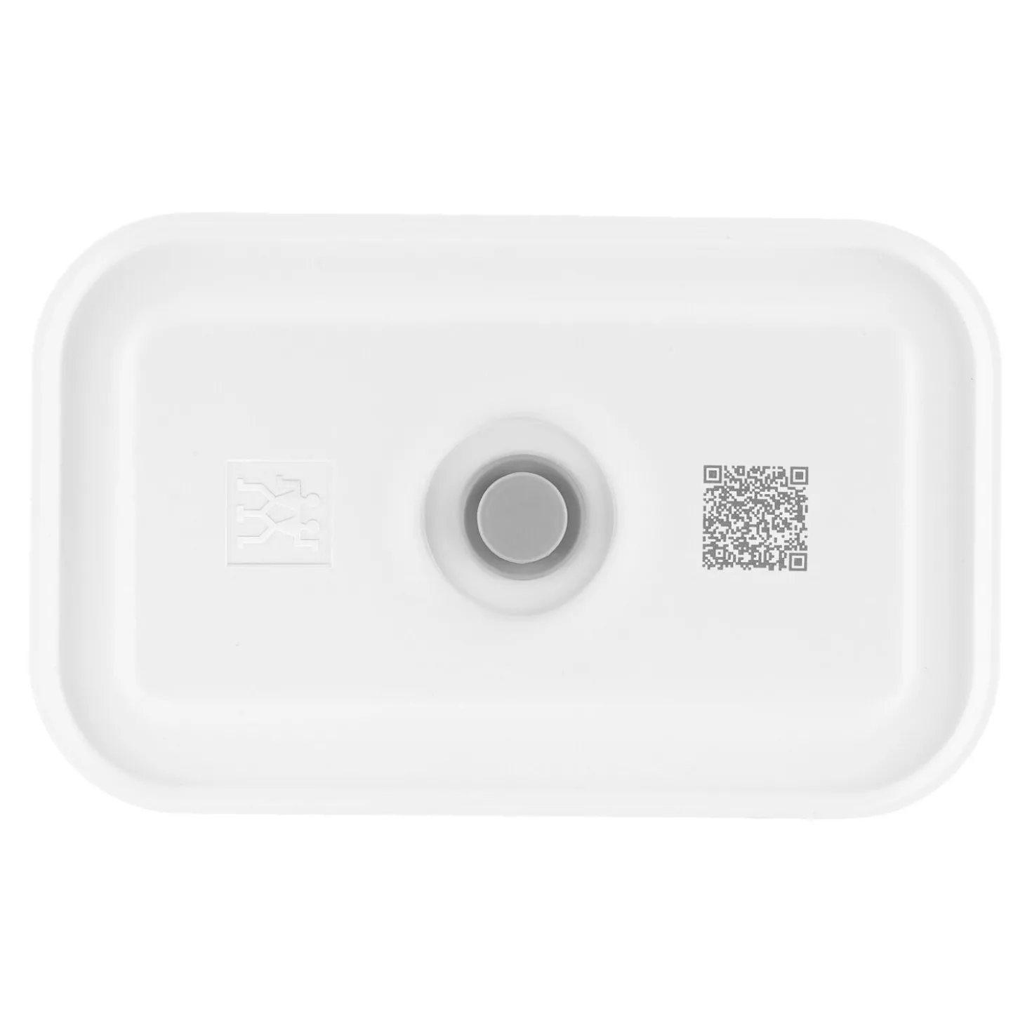 Lunch box M, Plastique, semi transparent-Gris