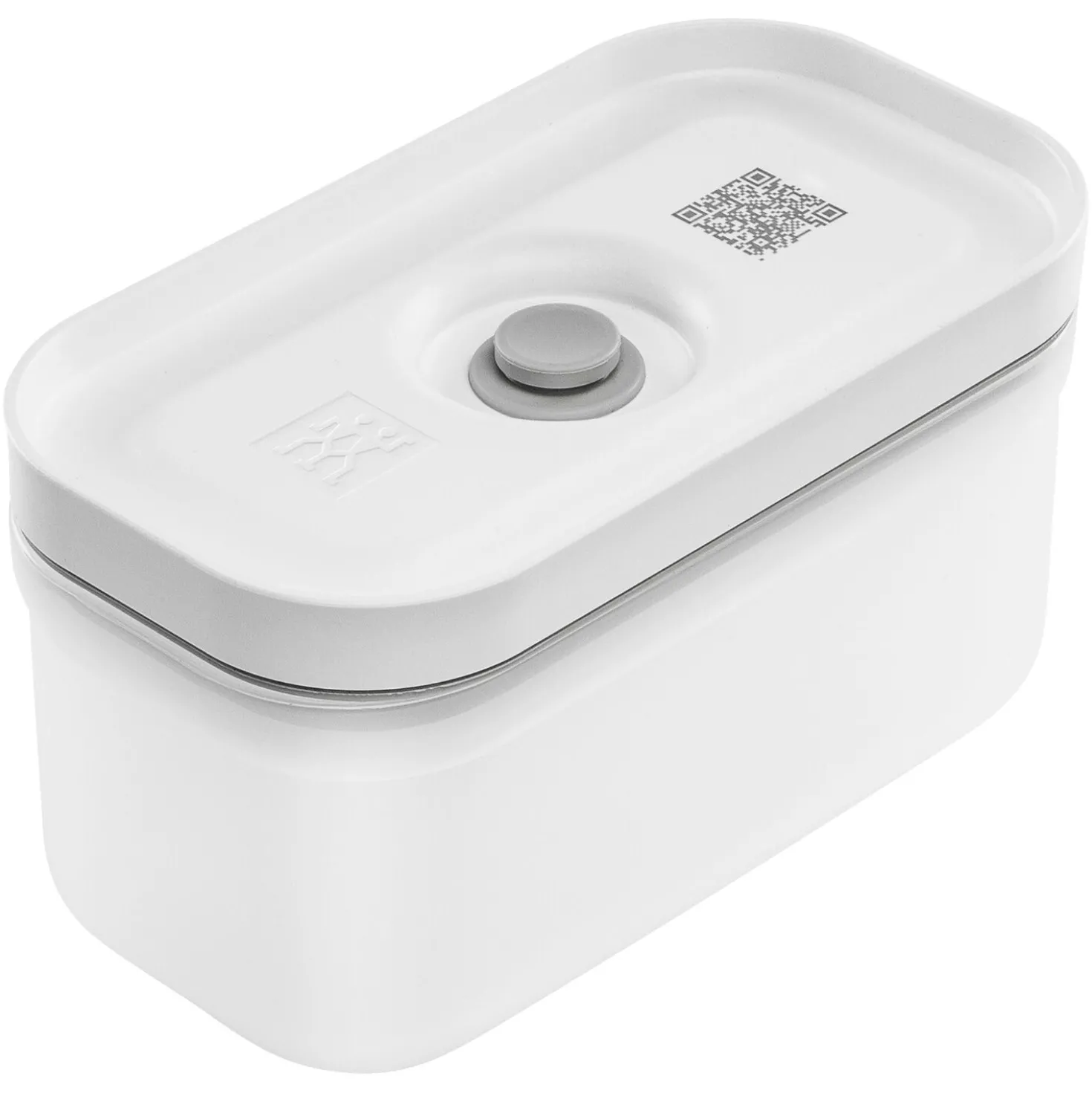 Lunch box S, Plastique, semi transparent-Gris