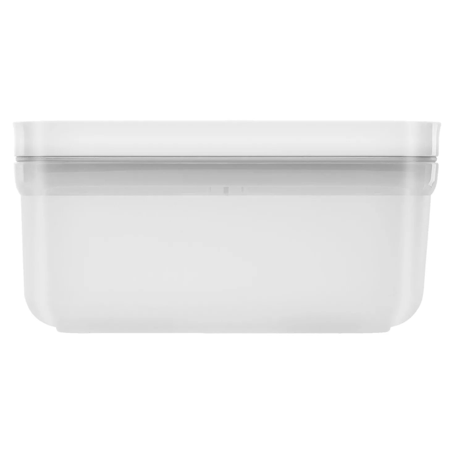 Lunch box S, Plastique, semi transparent-Gris