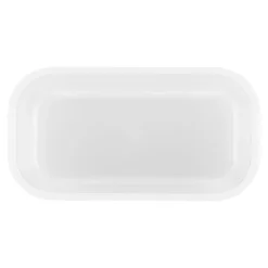 Lunch box S, Plastique, semi transparent-Gris