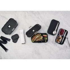 Lunch box sous vide, PP, Noir mat