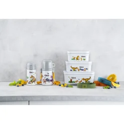 Lunch box sous-vide L, Plastique, Blanc-Gris