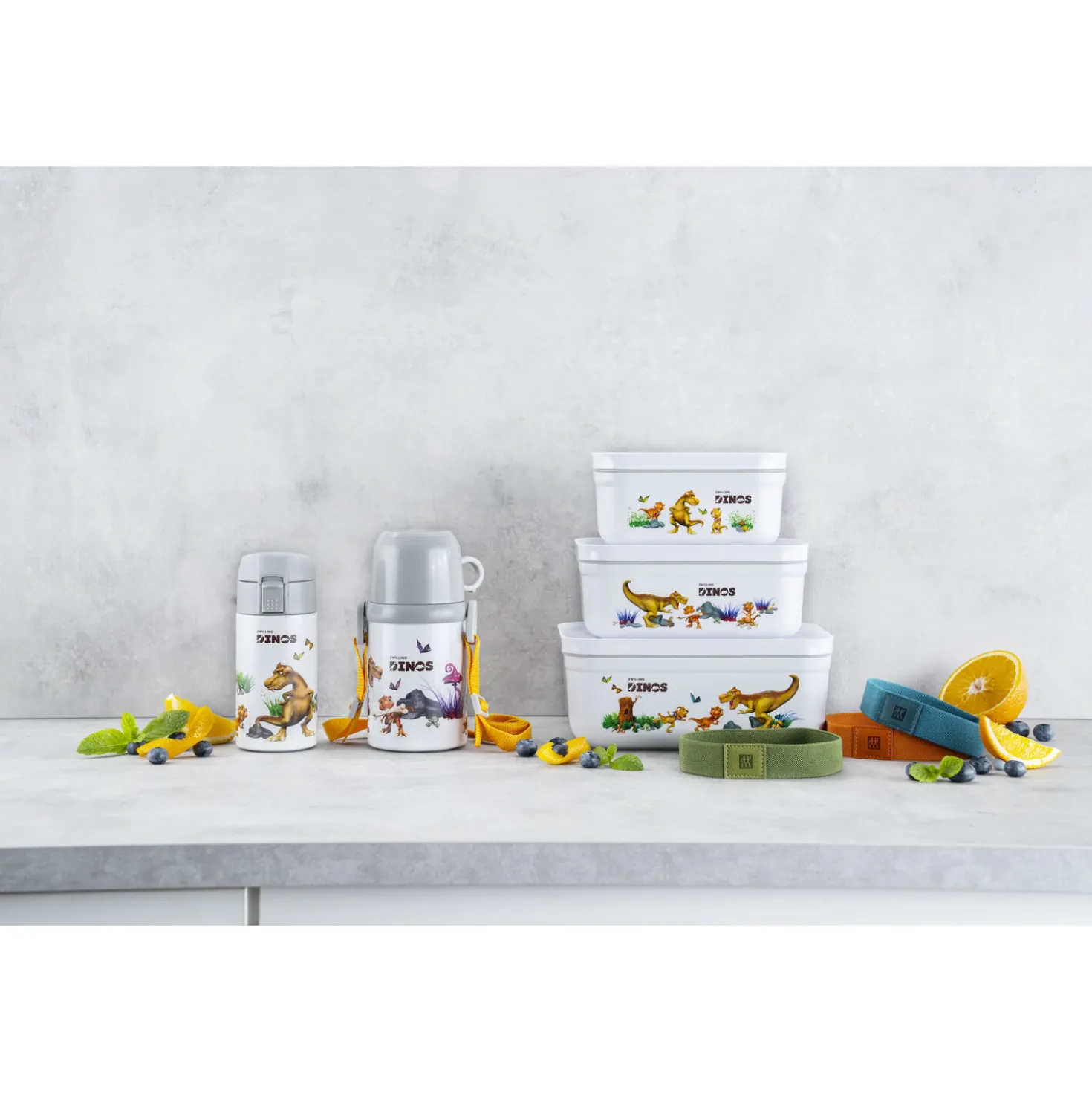 Lunch box sous-vide L, Plastique, Blanc-Gris