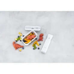 Lunch box sous-vide S, Plastique, Blanc-Gris