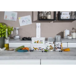 Lunch box sous-vide S, Plastique, Blanc-Gris