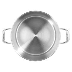 Marmite avec couvercle 24 cm, Inox 18/10