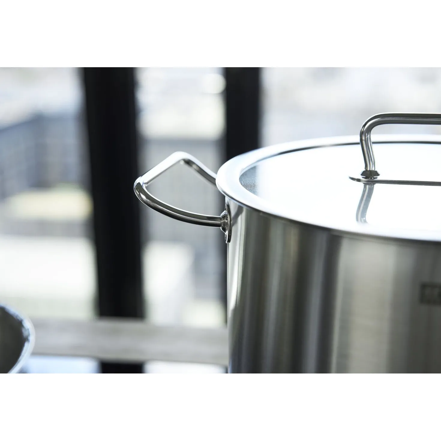 Marmite haute 28 cm, Inox 18/10