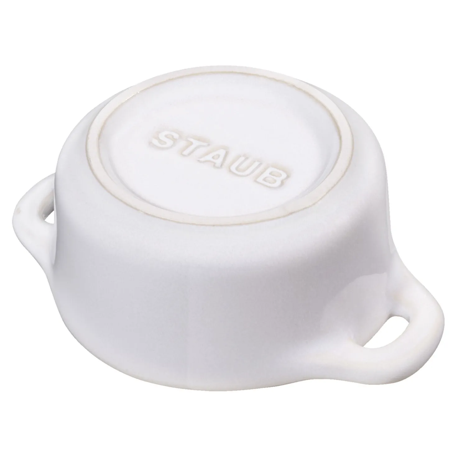 Mini Cocotte 10 cm, Rond(e), Blanc ivoire, Céramique