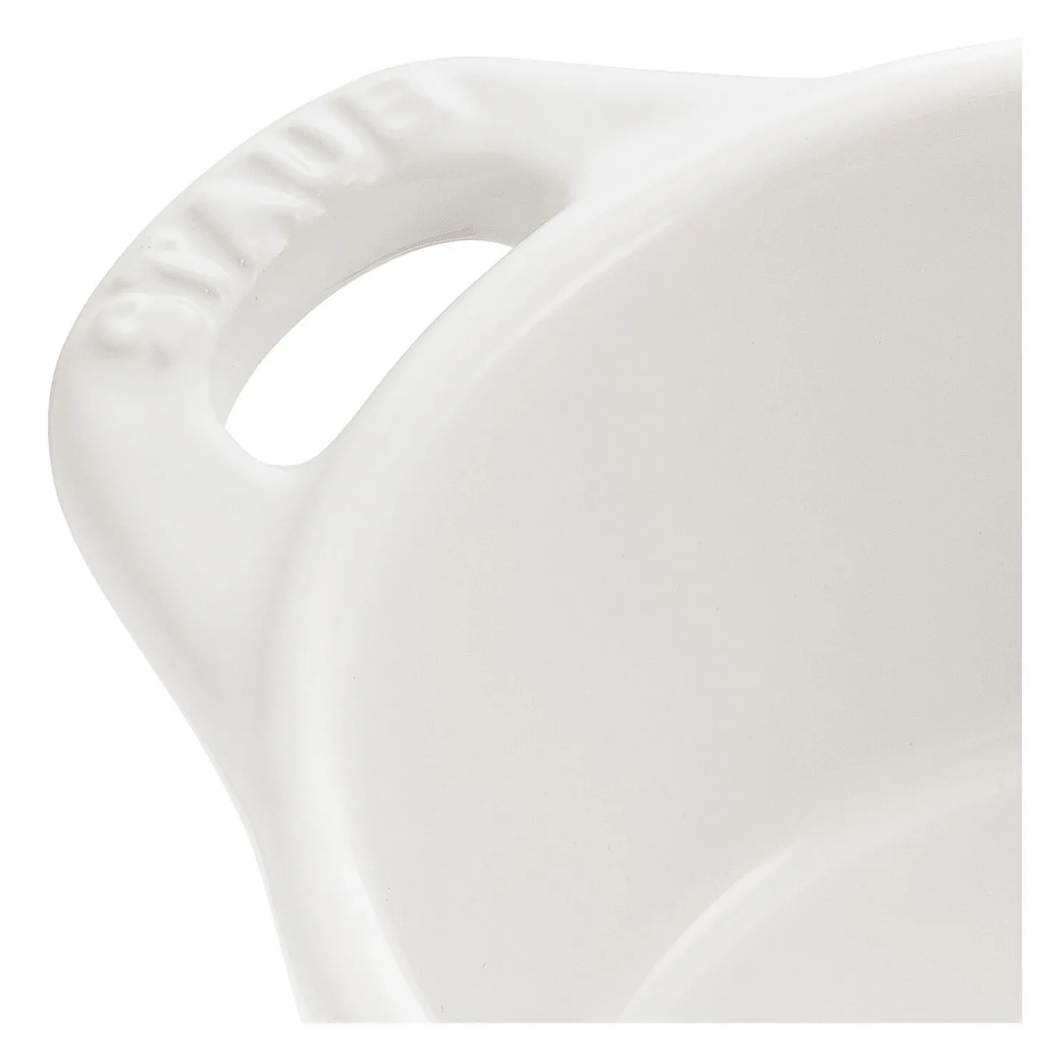 Mini Cocotte 10 cm, Rond(e), Blanc, Céramique