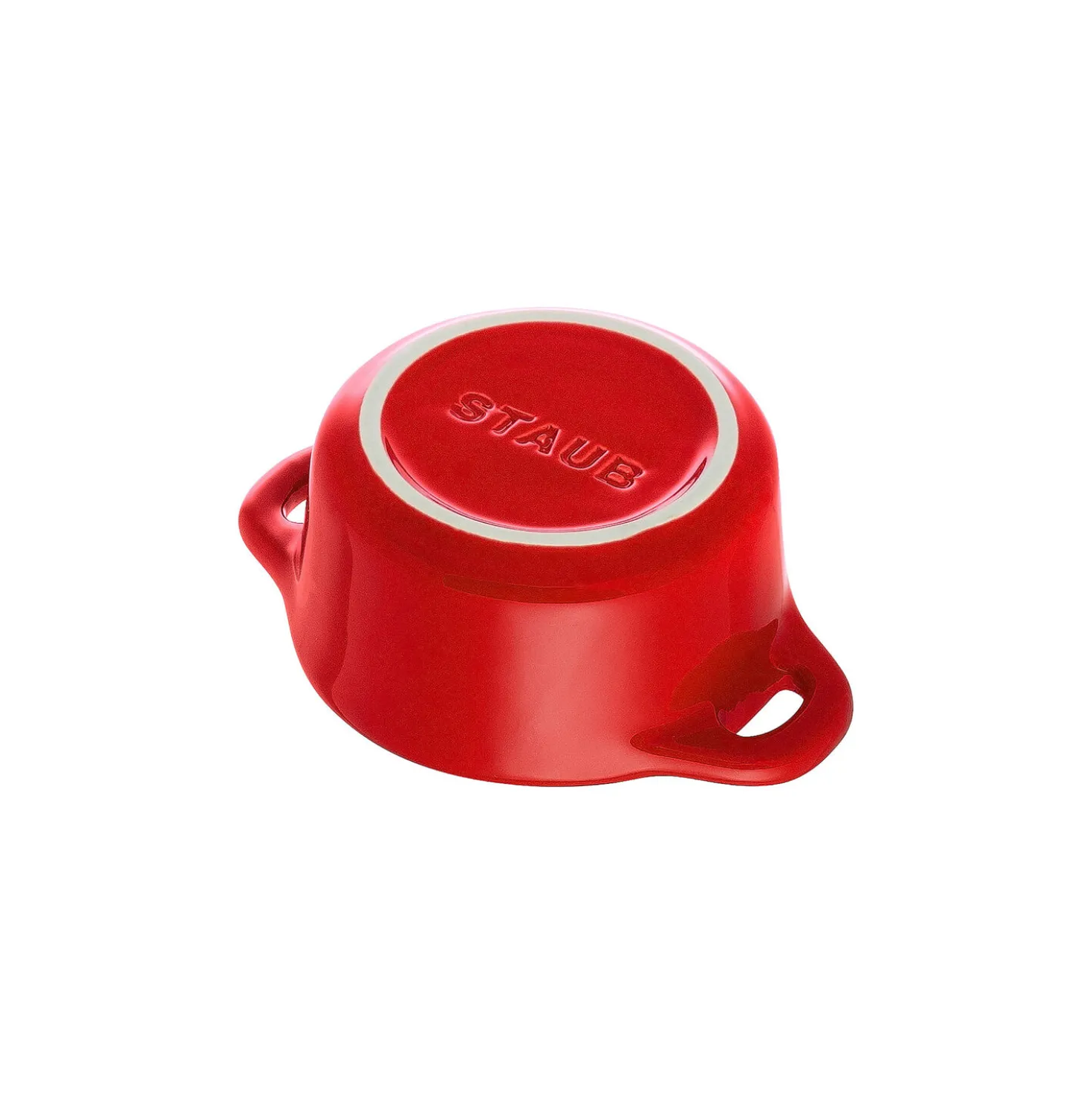 Mini Cocotte 10 cm, Rond(e), Cerise, Céramique