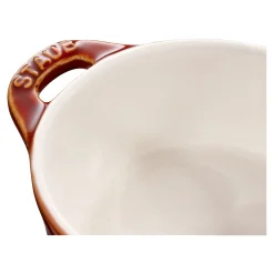 Mini Cocotte 10 cm, Rond(e), Cuivre antique, Céramique