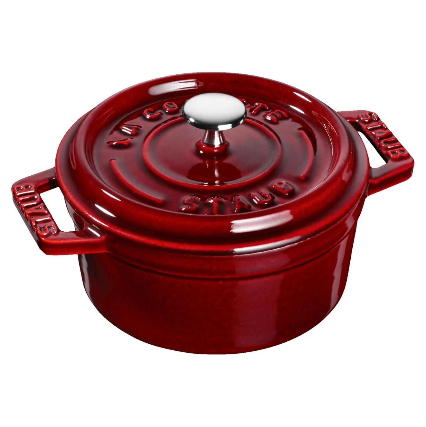 Mini Cocotte 10 cm, Rond(e), Grenadine, Fonte