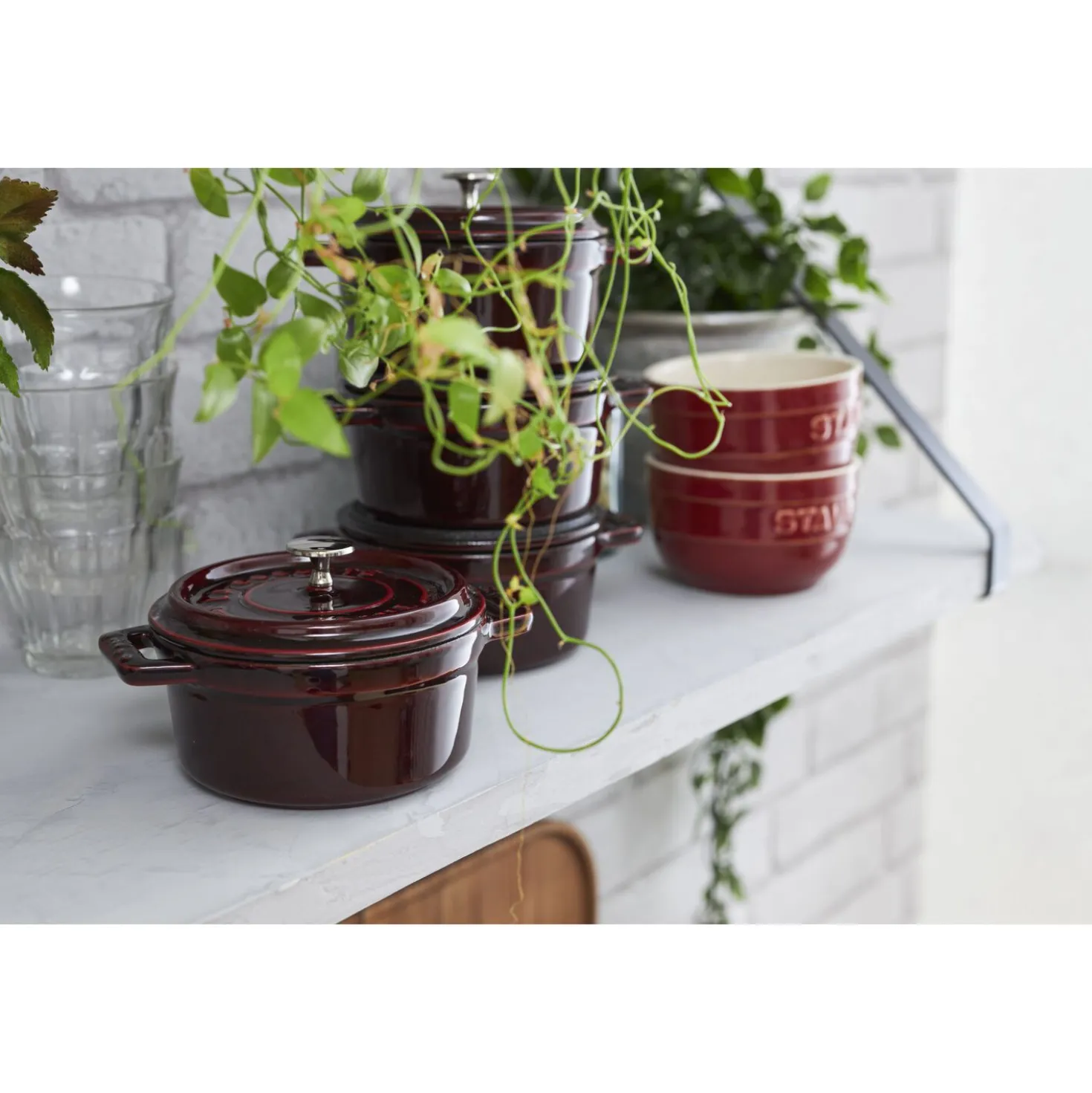 Mini Cocotte 10 cm, Rond(e), Grenadine, Fonte