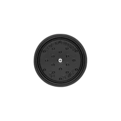 Mini Cocotte 10 cm, Rond(e), Noir mat, Fonte