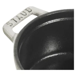 Mini Cocotte 10 cm, Rond(e), Truffe blanche, Fonte