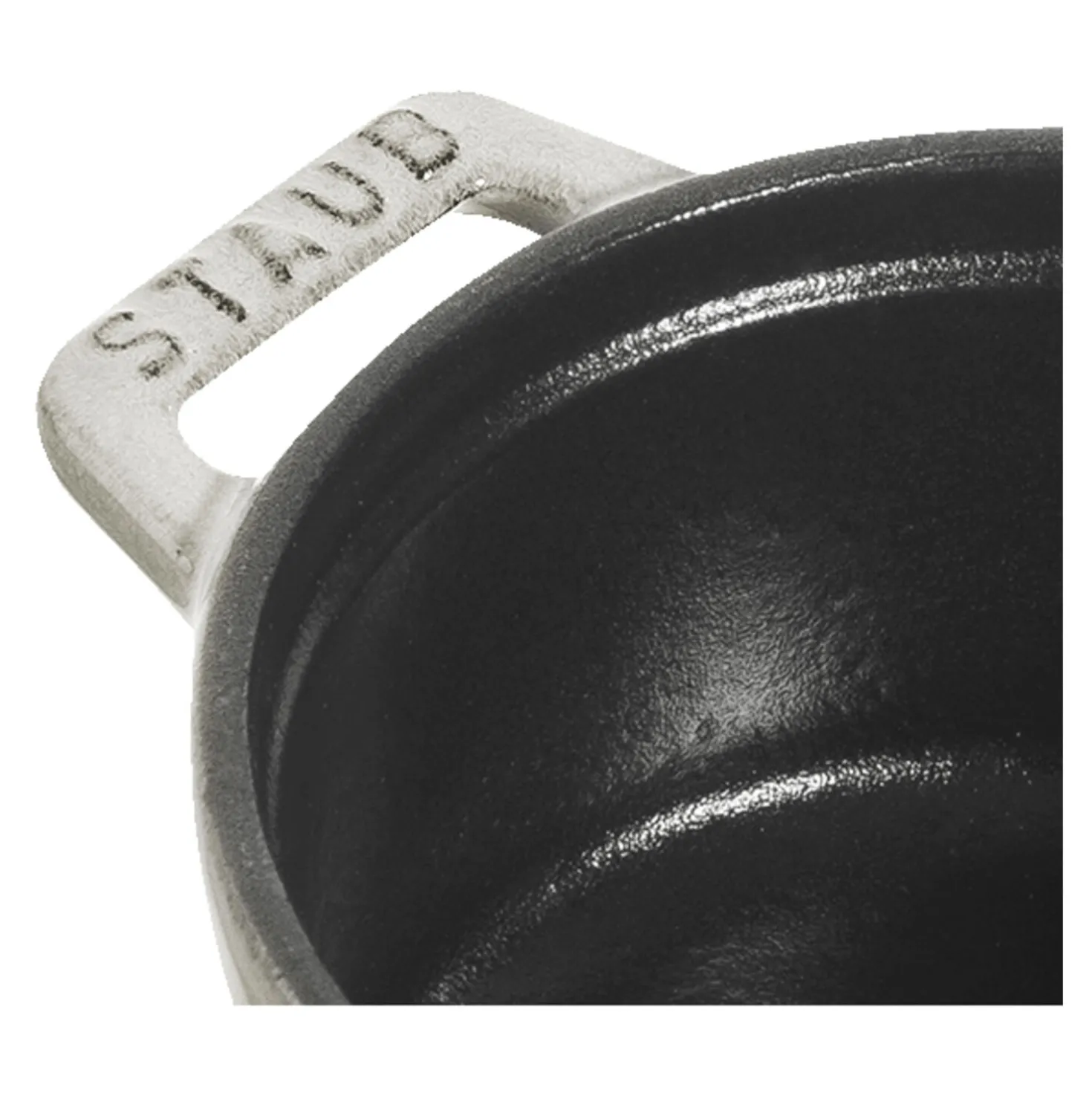 Mini Cocotte 10 cm, Rond(e), Truffe blanche, Fonte