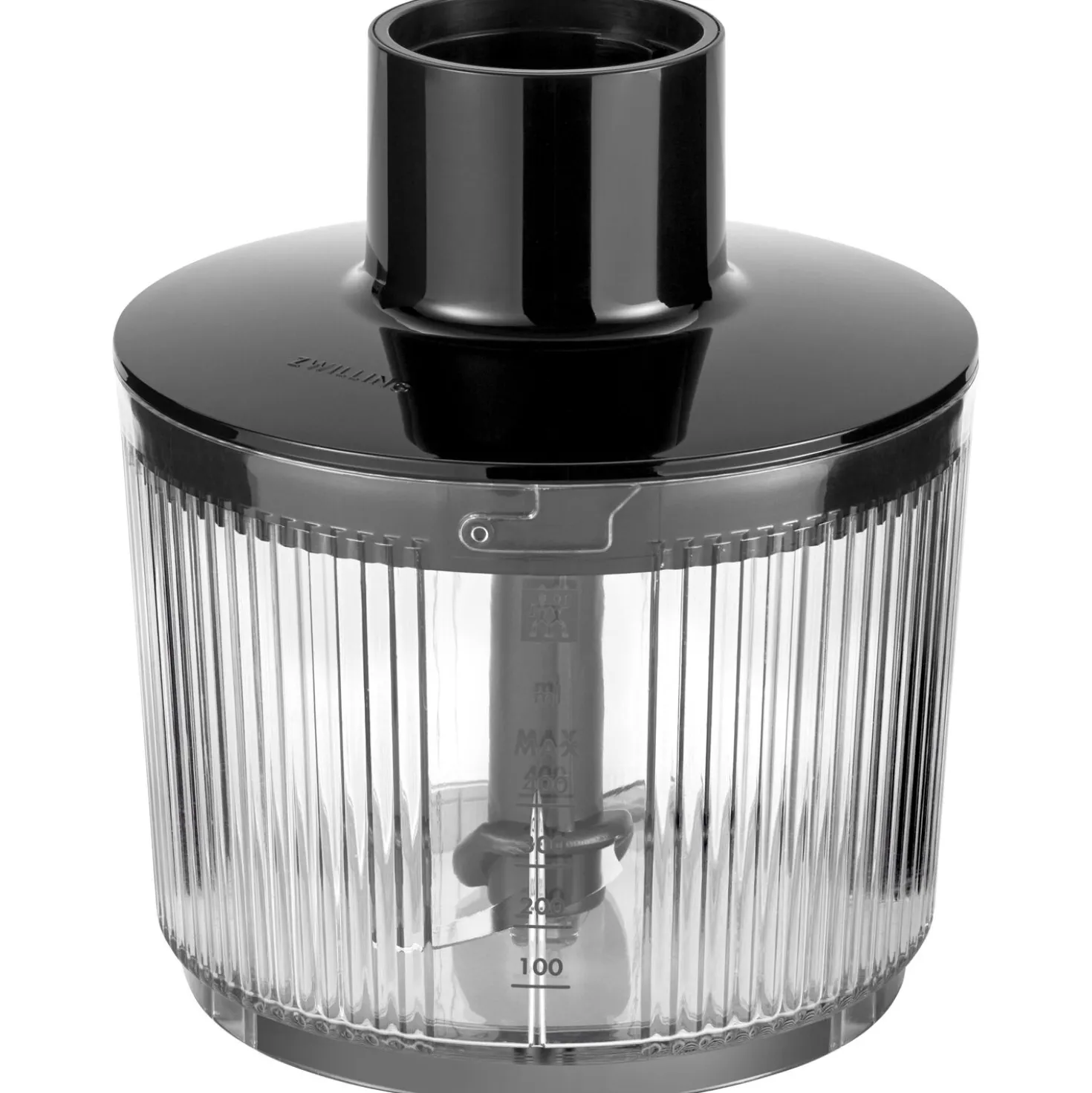 Mixeur plongeant sans fil avec balance digitale et hachoir, 5-pcs, noir