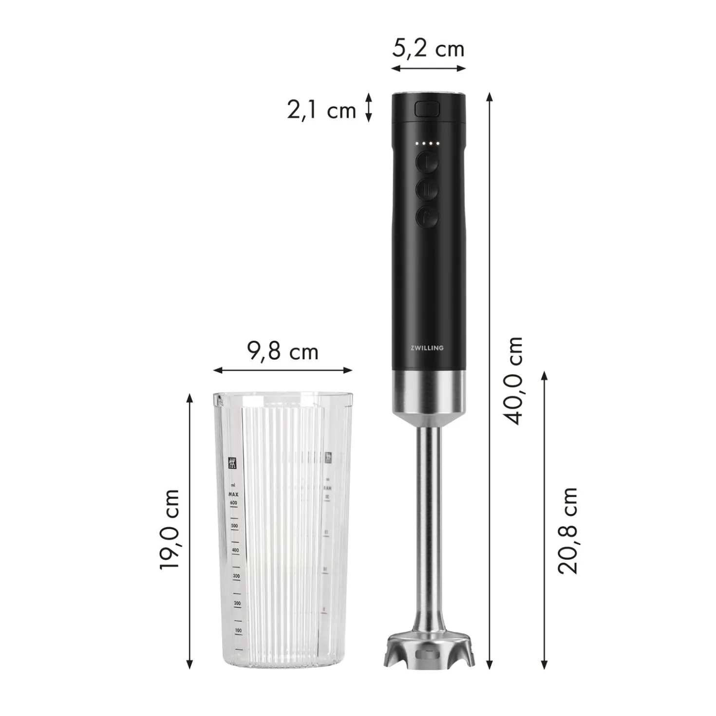 Mixeur plongeant sans fil, Kit de démarrage avec batterie