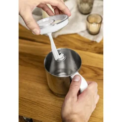 Mousseur à lait, 400 ml, Argent