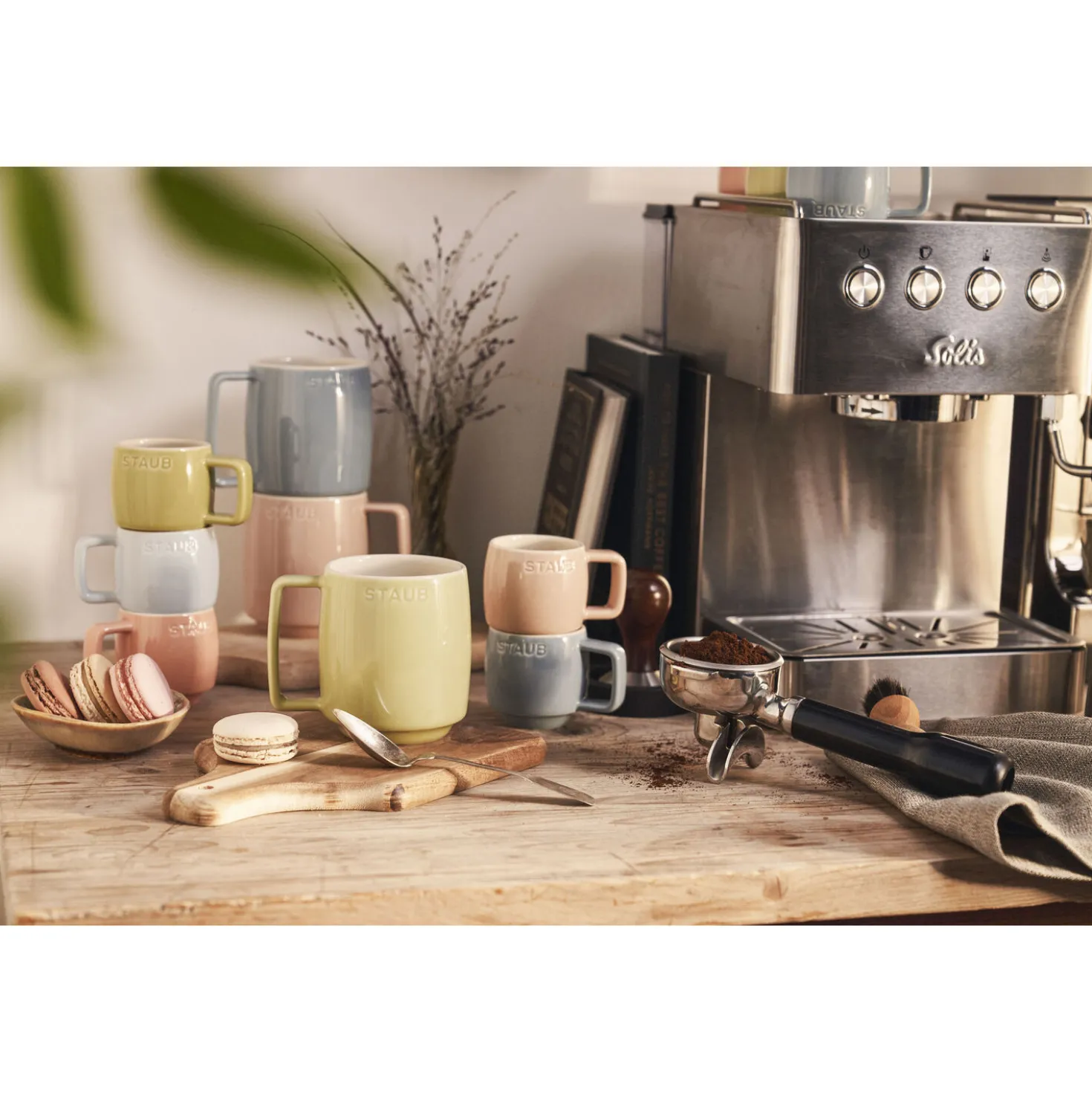 Mugs macaron 350 ml / 6-pcs