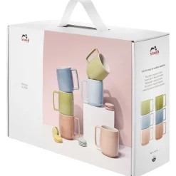Mugs macaron 350 ml / 6-pcs