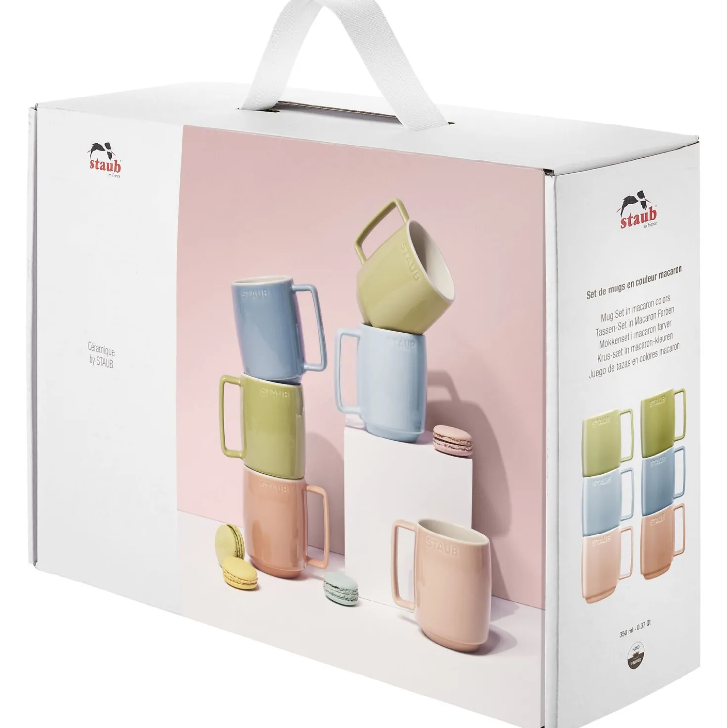 Mugs macaron 350 ml / 6-pcs
