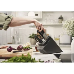 7-pcs, Bloc de couteaux, Anthracite