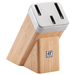4-pcs, Bloc de couteaux, Brun