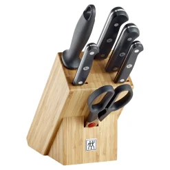 7-pcs, Bloc de couteaux, Nature