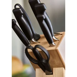 8-pcs, Bloc de couteaux, Nature